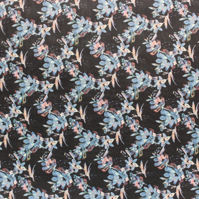 Dark navy flowery print (RT-1193)