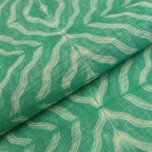 Green white bandhni print (RT-1207)