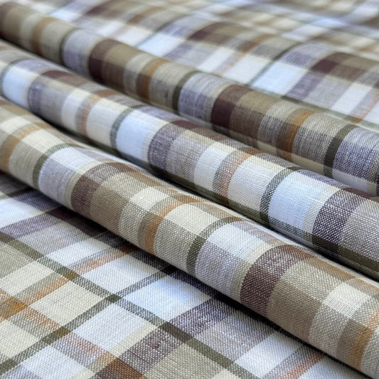 Beige and khaki big checks (RT-1349)