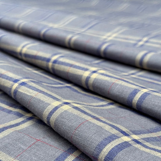 Grey and cream broad check (RT-1348)