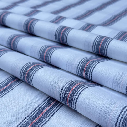 Grey red and white broad stripes (RT-1353)