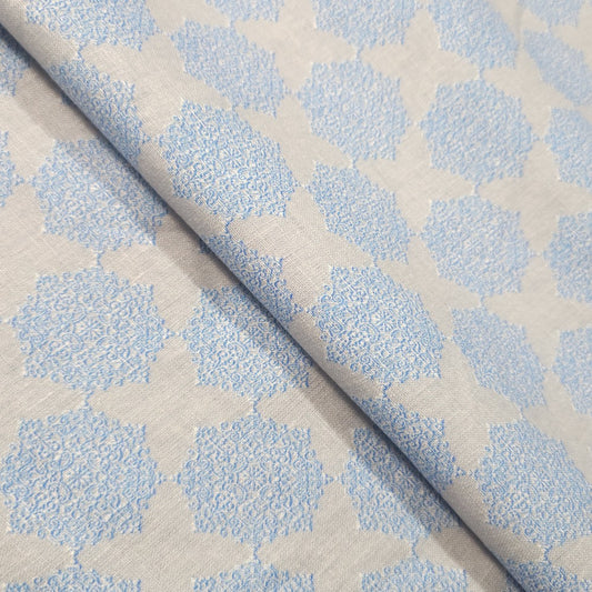 Blue and grey block print (RT-1276)