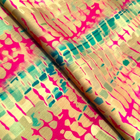 Green and khaakee abstract print (RT-1323)