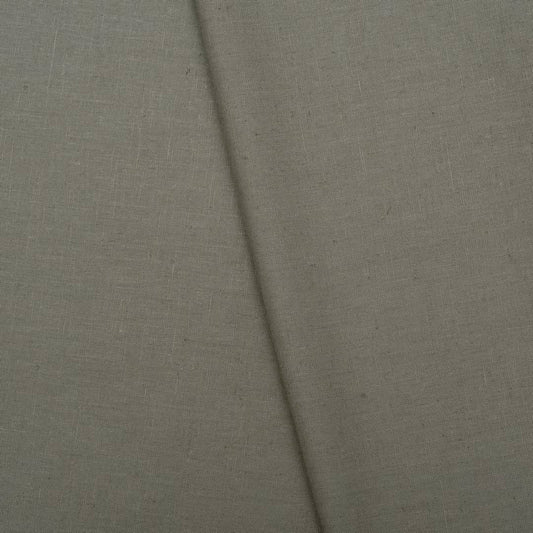 Khaakee coloured linen cotton fabric (RT-1369)