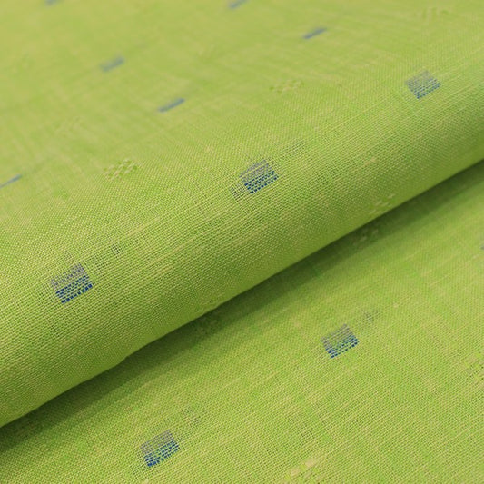 Light Green Self Jcquard Print Linen (RT-1166)