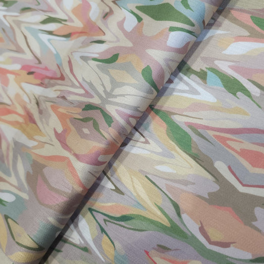 Multicoloured abstract print (RT-1330)