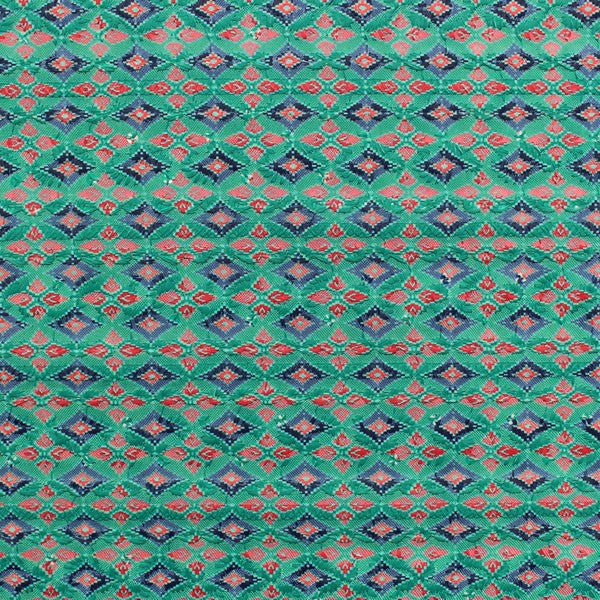 Multicoloured embroidered abstract print (RT-1179)