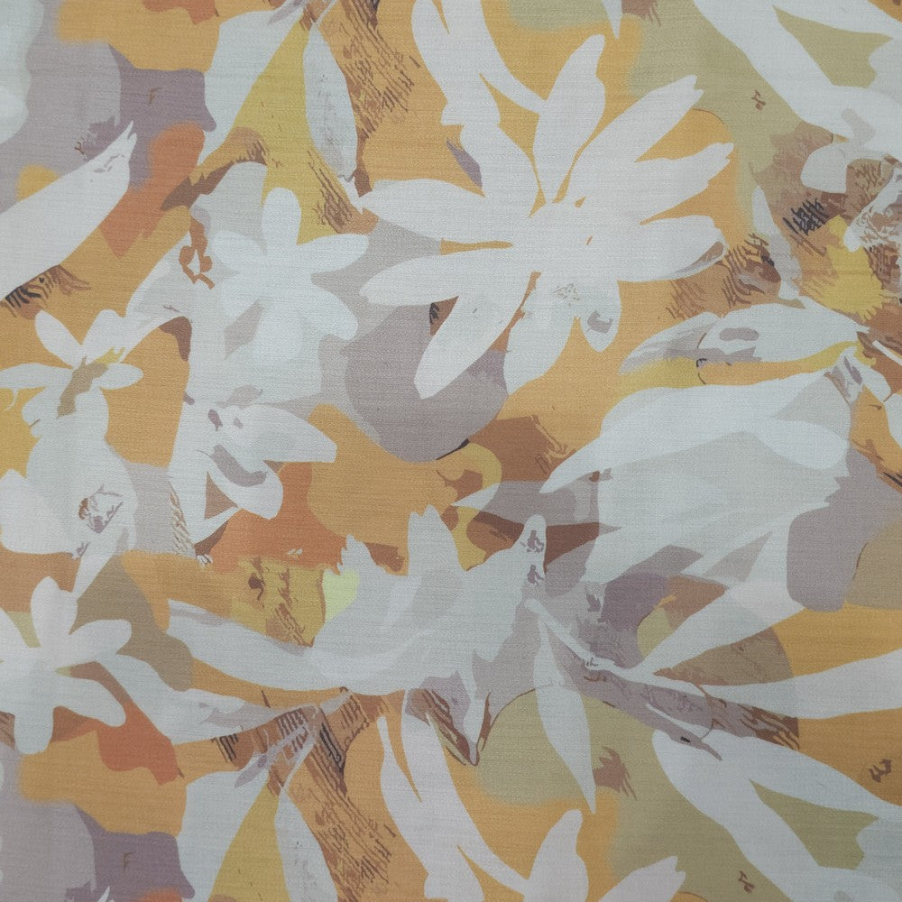 Mustard and orange leafy print (RT-1327)