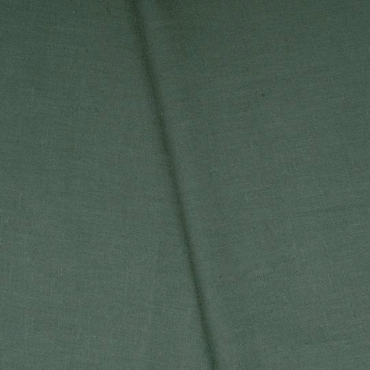 Olive green linen cotton fabric (RT-1363)
