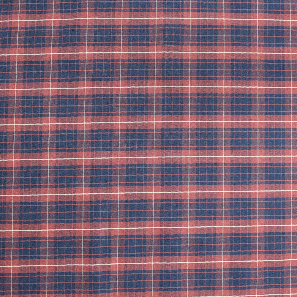 Rust and navy blue checks (RT-1307)