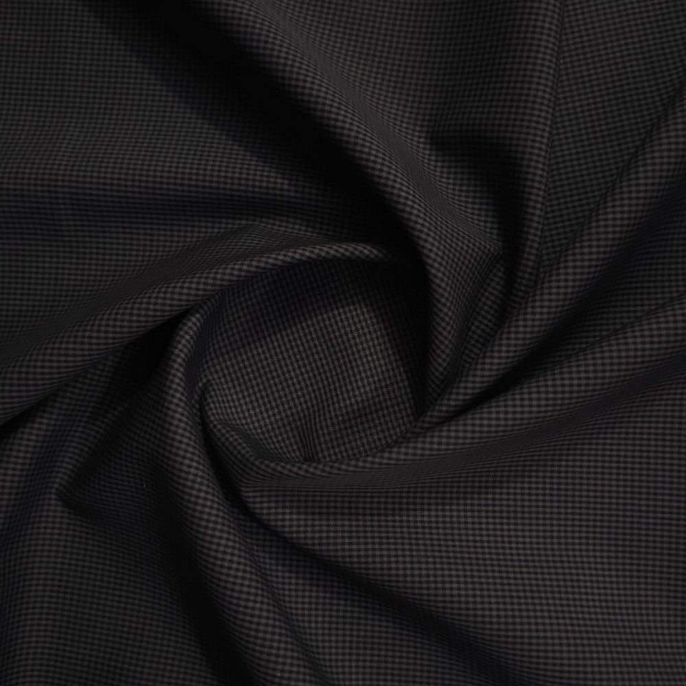 Charcoal grey self design checks (RT-1337)