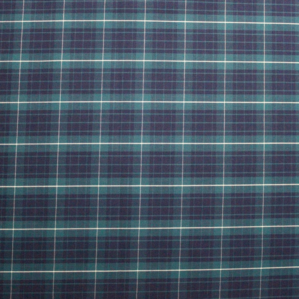 Teel and navy blue checks (RT-1306)