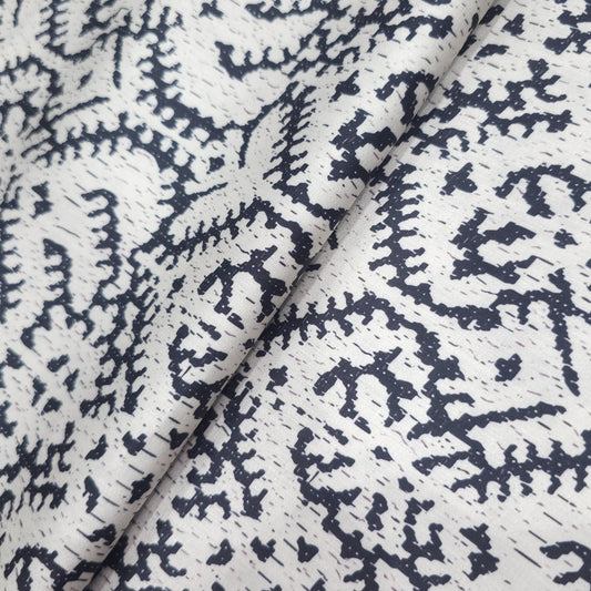 White and black abstract print (RT-1325)