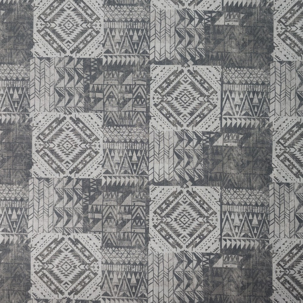 White and grey abstact print (RT-1302)