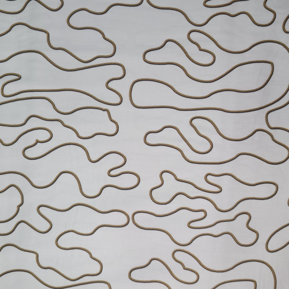 White and khaakee abstrack print (RT-1293)