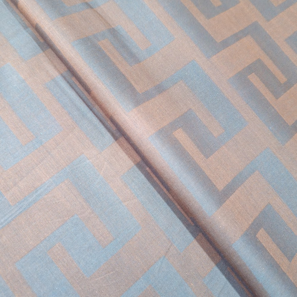 Teel and rust abstract design (RT-1279)