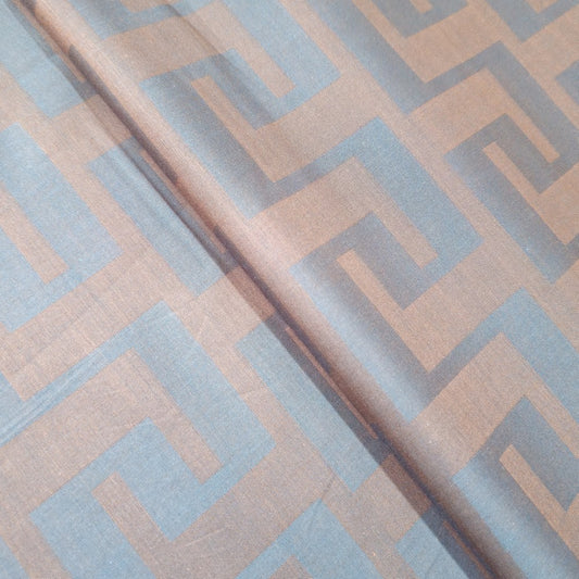 Teel and rust abstract design (RT-1279)