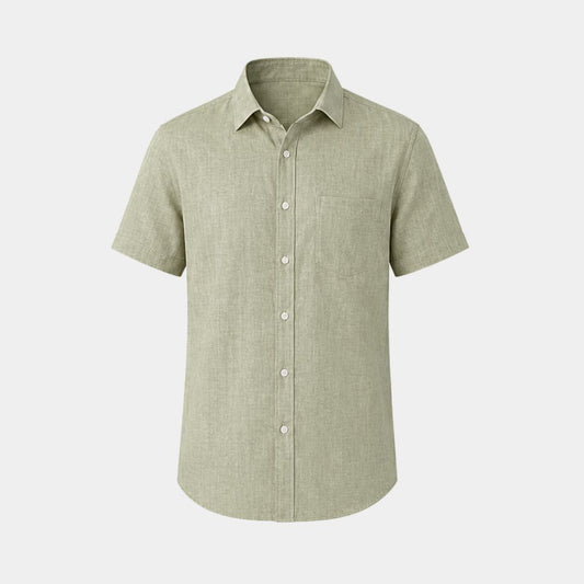 Light pistachio coloured plain european linen (SD 126)