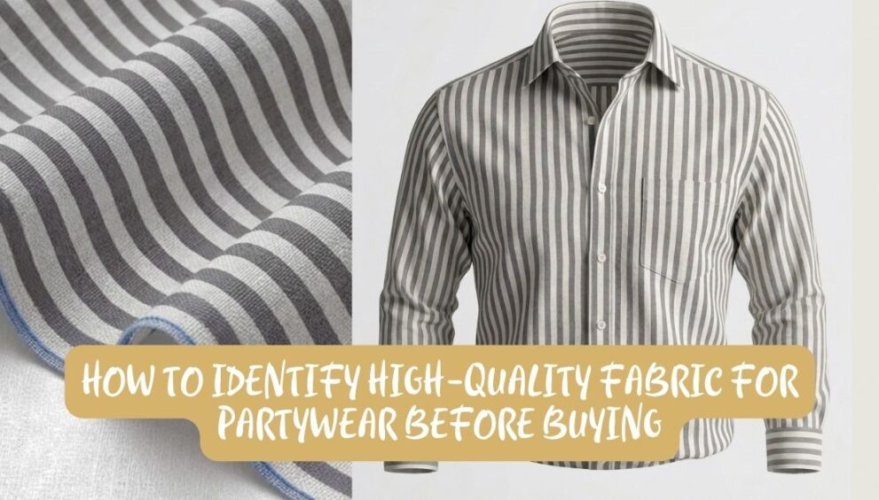 How to Identify High-Quality Fabric for Partywear Before Buying