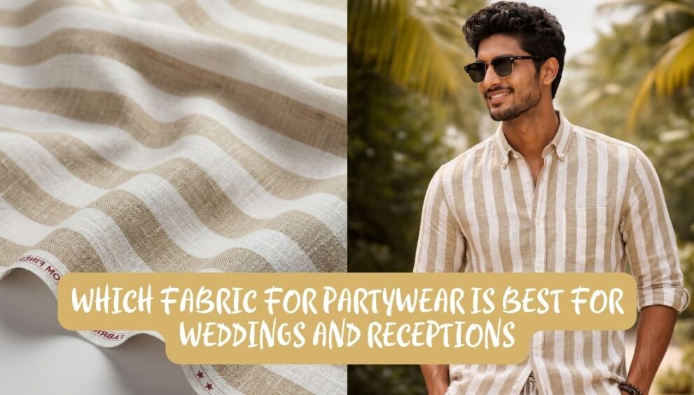 Which Fabric for Partywear Is Best for Weddings and Receptions?