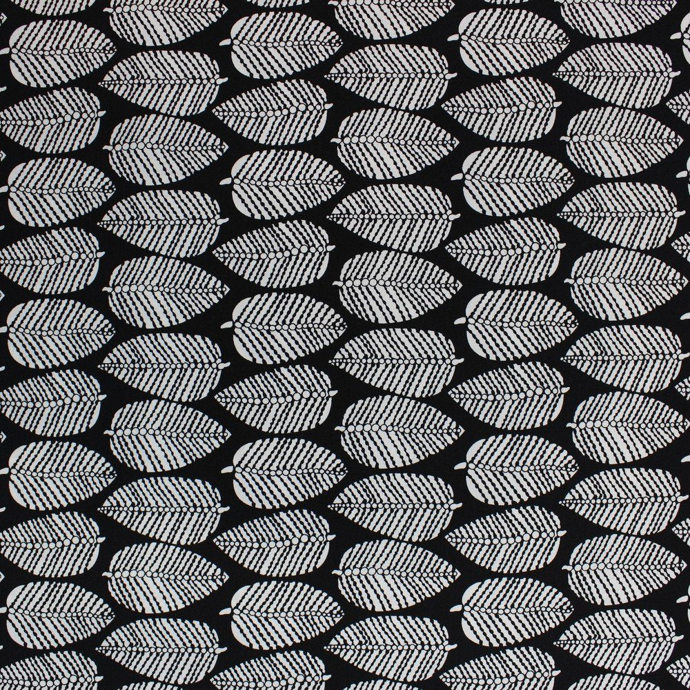 Black & white leafy print (RT-1017)