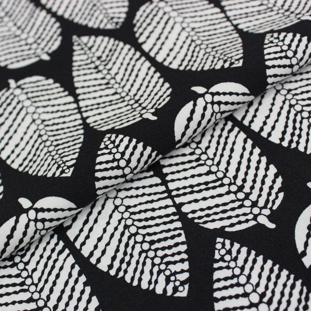 Black & white leafy print (RT-1017)