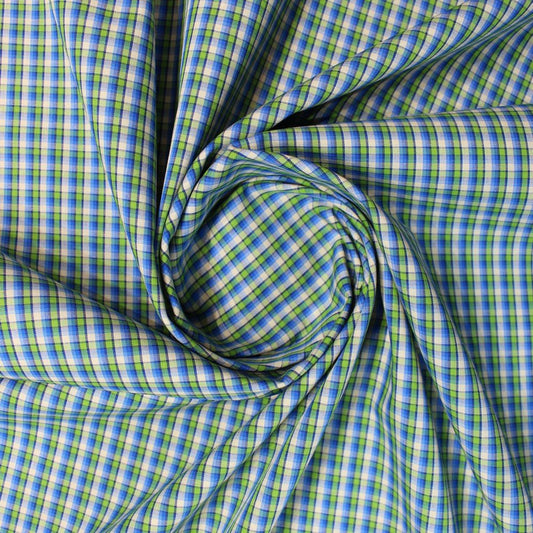 Green blue small check (RT-1038)