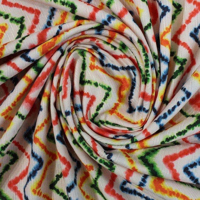 Multi coloured lehariya print (RT-1208)