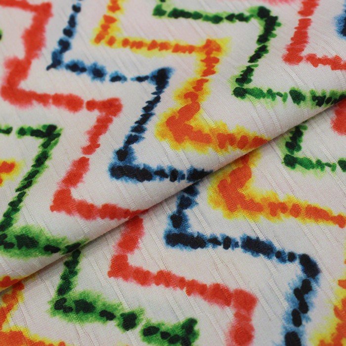 Multi coloured lehariya print (RT-1208)