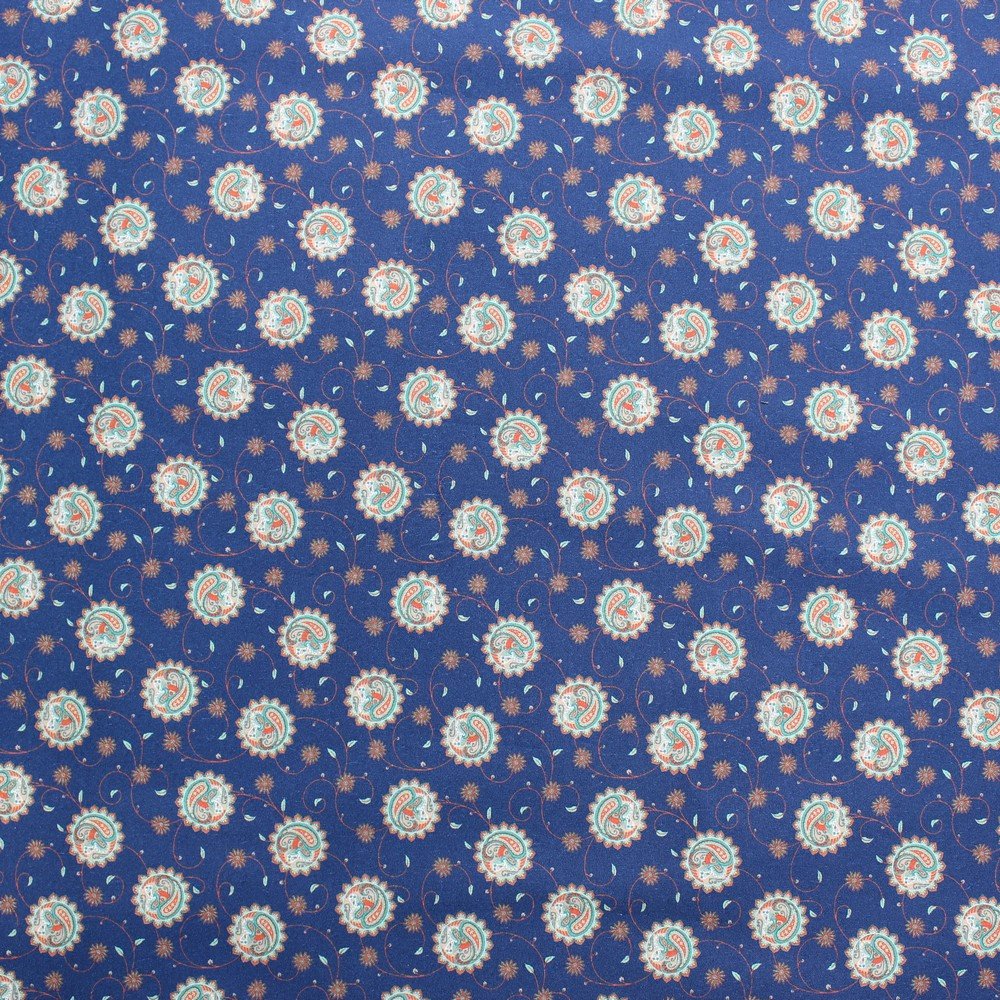 Navy blue rangoli print (RT-1012)