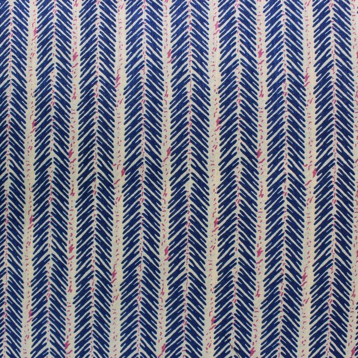 Navy & cream abstract print (RT-1195)
