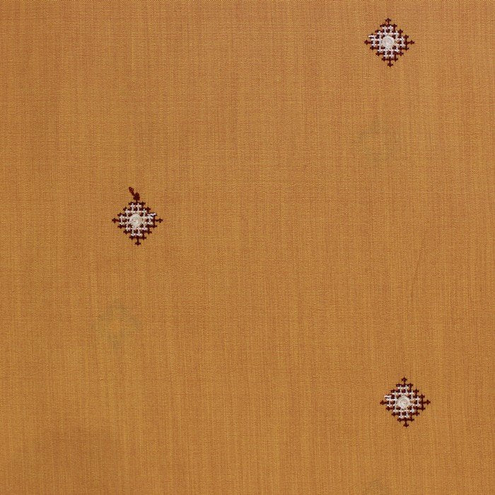 Orange embroidered block motif (RT-1251)