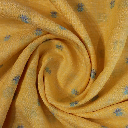 Orange yellow self jacquard print (RT-1213)