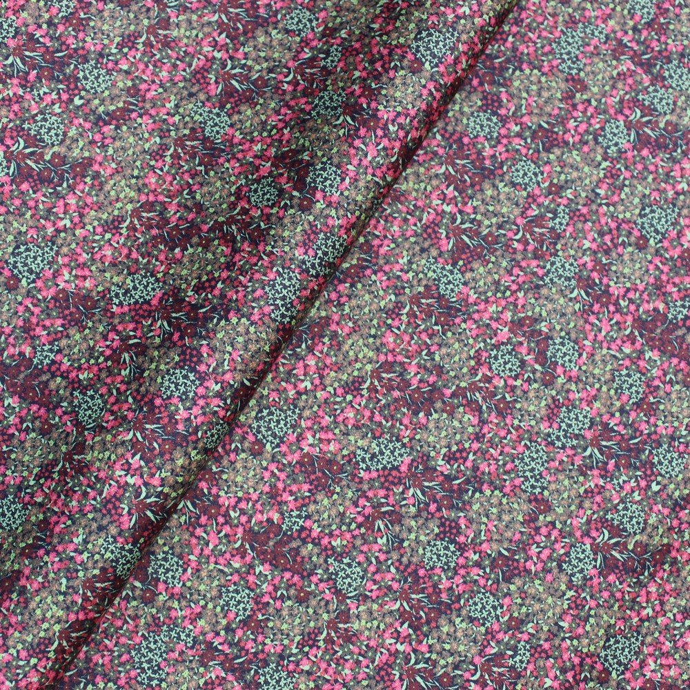 Red green flowery print (RT-1008)