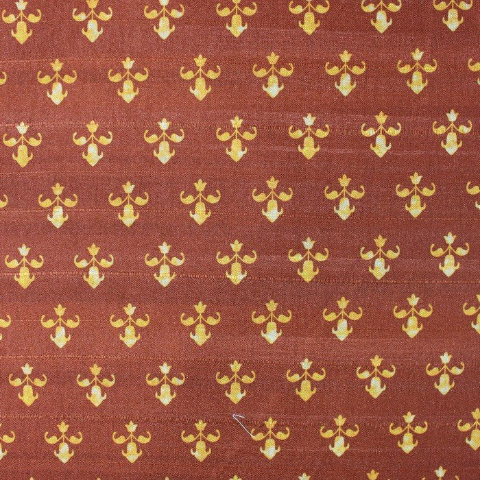 Reddish Brown motif print (RT-1197)