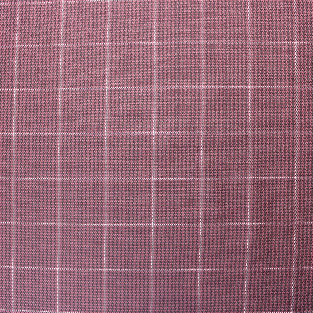 Wine black check with self jacquard design (RT-1042)