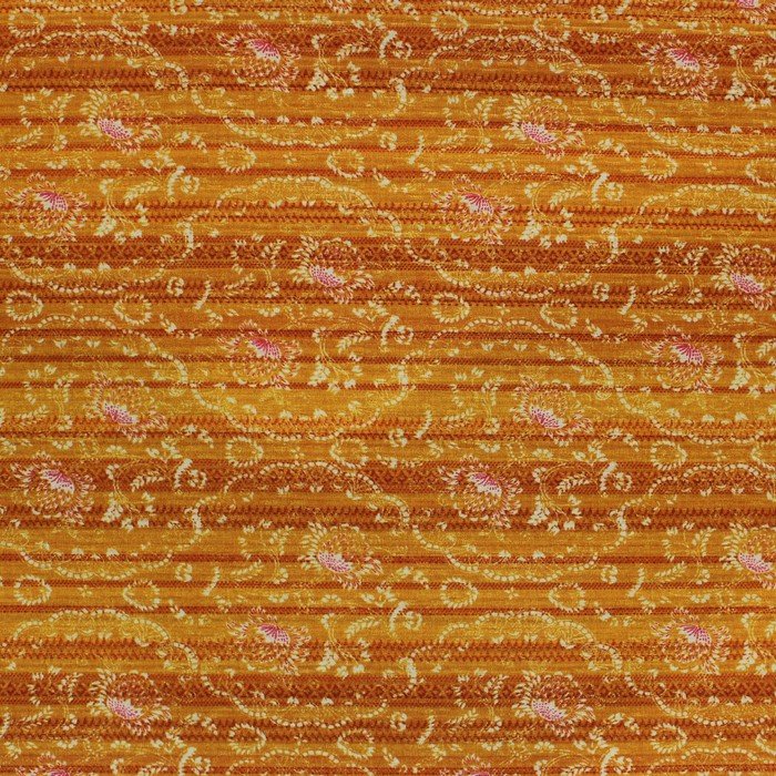 Yellow & copper beroque print (RT-1199)