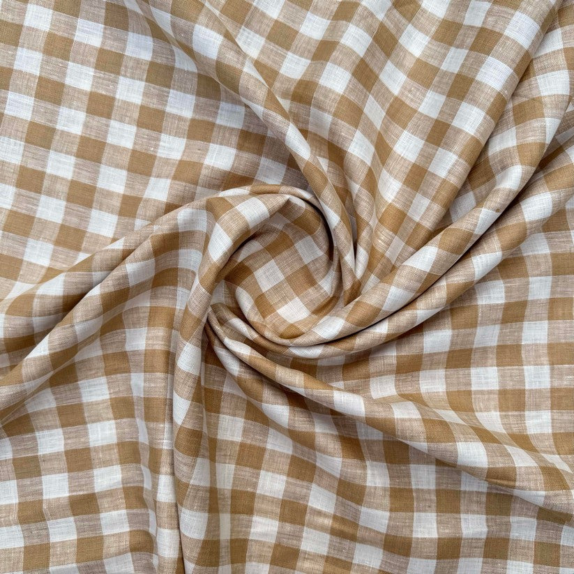 Beige and brown checkerd check (RT-1347) – SADEV