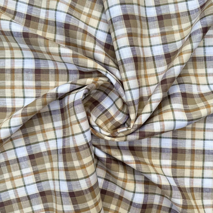 Beige and khaki big checks (RT-1349)