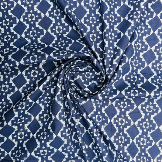 Dark teel maze rajsthani print (RT-1369)