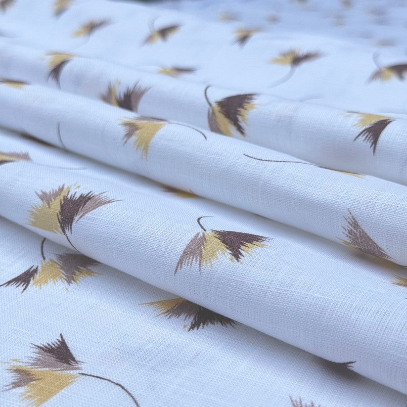 Fall coloured leafy print  (RT-1345)