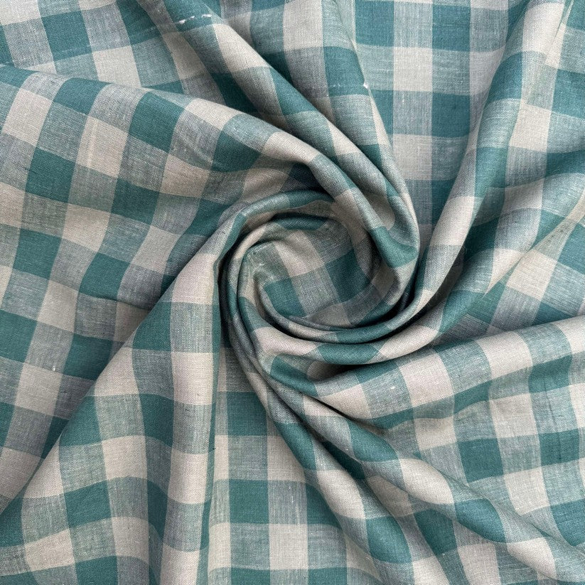 Green coloured checkered check (RT-1346)