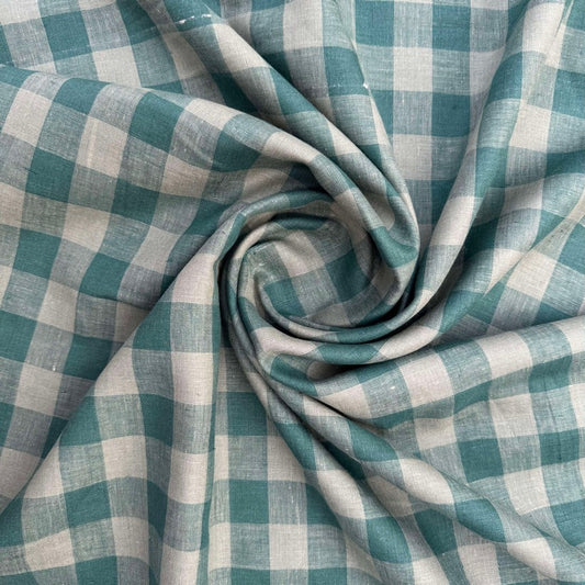 Green coloured checkered check (RT-1346)
