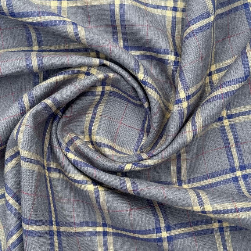 Grey and cream broad check  (RT-1348)