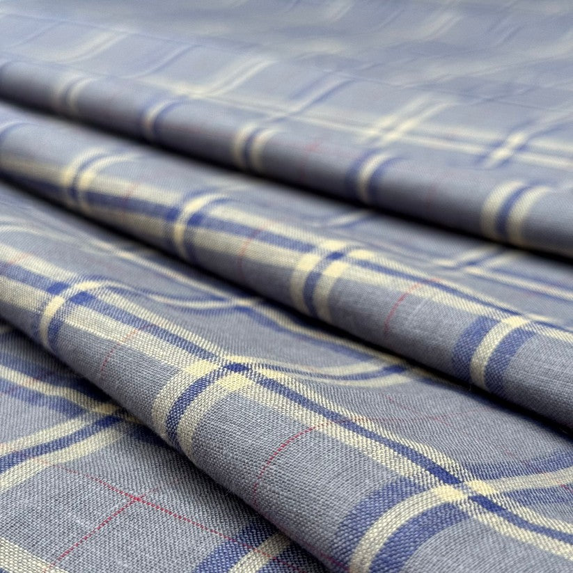 Grey and cream broad check  (RT-1348)
