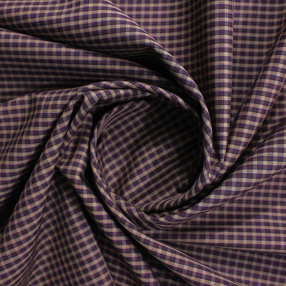 Dark brown small checks (RT-1333)