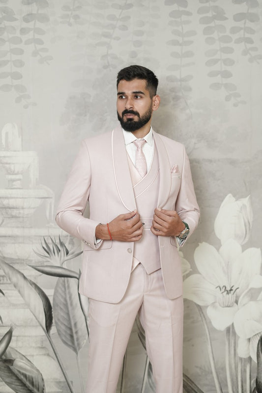 5 piece suit with designer waist coat (BN 41542)