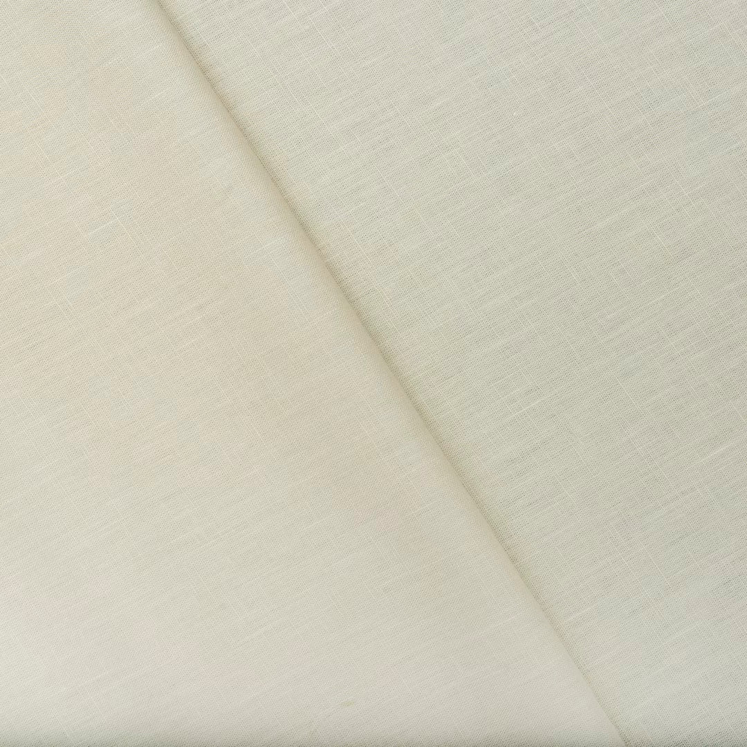 Beige coloured linen cotton fabric (RT-1361)
