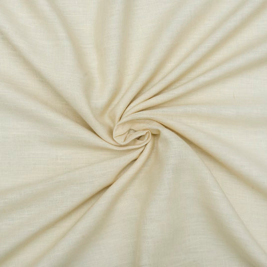 Beige coloured linen cotton fabric (RT-1361)