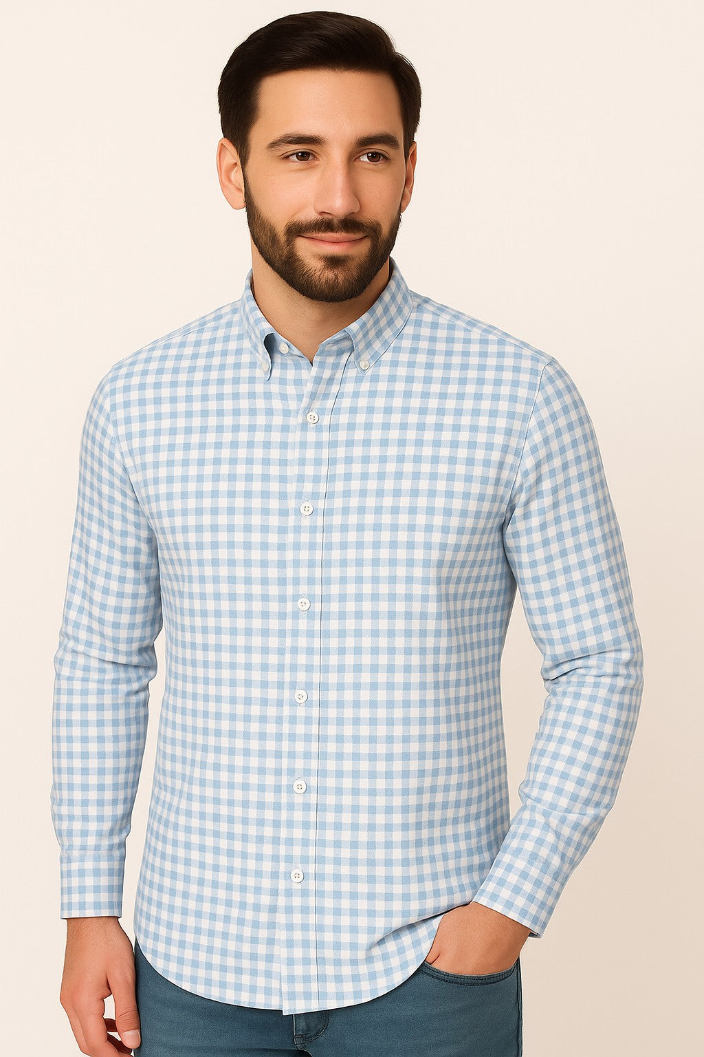Blue small checks (RT-1299)